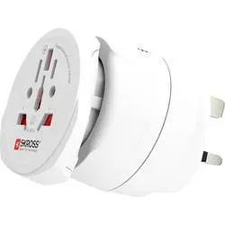 Skross 1.500231-E Reiseadapter CO W to UK2