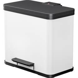 Hailo - Tretabfallsammler Öko, duo Plus L, Volumen 9 + 17 l, ., 43 x 47 cm, Weiss