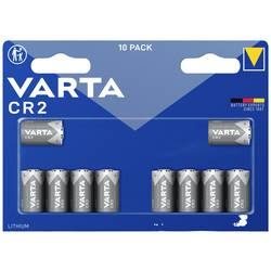 Varta LITHIUM Cylindr. CR2 Blli10 10 St. Fotobatterie CR2 Lithium 880 mAh 3 V