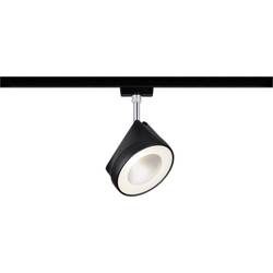 Paulmann Arena Hochvolt-Schienensystem-Leuchte URail LED fest eingebaut 14 W LED Schwarz (matt), Chrom