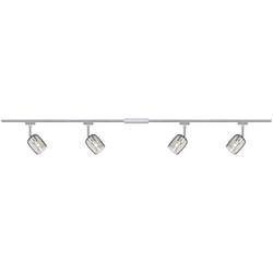 Paulmann Blossom Schienen-Komplett-System URail G9 40 W LED Chrom, Chrom (matt), Rauch