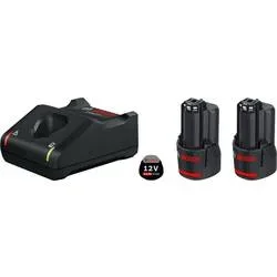 Bosch, Bosch Starter-Set GAL 12V-40 mit 2 Akkus | 2 Ah