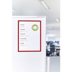 magnetoplan, MAGNETOPLAN Magnetrahmen magnetofix A4 1130306 rot 5 Stk.