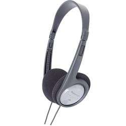 Panasonic RP-HT090 On Ear Kopfhörer kabelgebunden Grau Lautstärkeregelung TV