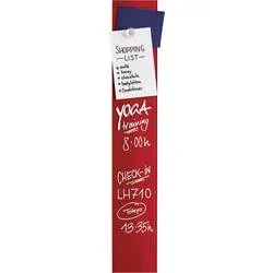 magnetoplan, MAGNETOPLAN Design-Glasboard 100x600mm 13400006 rot, magnetisch