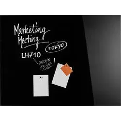 magnetoplan, MAGNETOPLAN Design-Glasboard 1200x900mm 13404012 schwarz, magnetisch