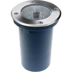 Heitronic BERLIN 36864 Bodeneinbauleuchte E27 LED 40 W Edelstahl