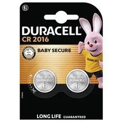 DURACELL, DURACELL Knopfbatterie Specialty CR2016 B2 CR2016, 3V 2 St&uuml;ck