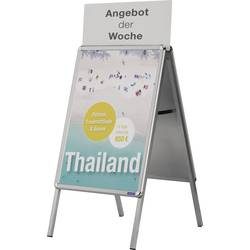 magnetoplan, MAGNETOPLAN Plakatst&auml;nder DIN A2 00015 mit Klapprahmen 465x642mm