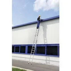 MUNK Günzburger Steigtechnik 20308 Aluminium Schiebeleiter Arbeitshöhe (max.): 6.9 m