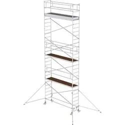 MUNK Günzburger Steigtechnik 156746 Aluminium Rollgerüst Montage ohne Werkzeug Arbeitshöhe (max.): 9.4 m