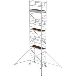 MUNK Günzburger Steigtechnik 154646 Aluminium Rollgerüst Montage ohne Werkzeug Arbeitshöhe (max.): 8.4 m