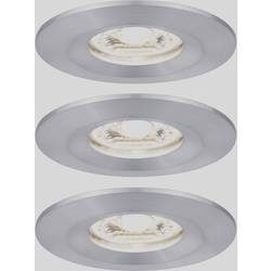 Paulmann 94305 EBL Nova mini Coin LED-Einbauleuchte 3er Set LED 4 W Aluminium