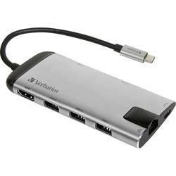 Verbatim USB-C® Dockingstation 49142 Passend für Marke Dockingstations: Universal