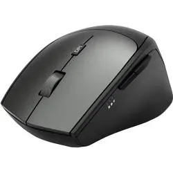 hama 00182616 Optische 6-Tasten-Funkmaus MW-600, Dual-Modus mit USB-C/USB-A, Schwarz