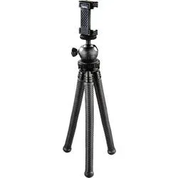 hama 00004605 Stativ FlexPro für Smartphone, GoPro und Fotokameras, 27 cm, Schwarz