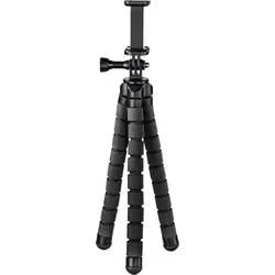 hama 00004613 Stativ Flex für Smartphone und GoPro, 26 cm, Schwarz