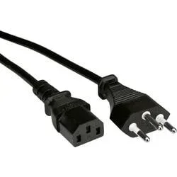 VALUE, VALUE Netzkabel Black 19.99.1220 T12 auf C13 1.8m