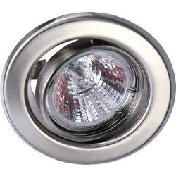 Heitronic 23552 DL6801 Einbauleuchte LED GU5.3 35 W Edelstahl (gebürstet)