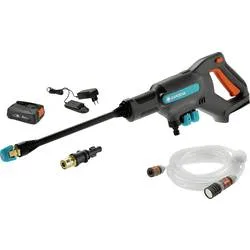 Gardena, GARDENA Hartbodenreiniger "Akku-Mitteldruckreiniger AquaClean 24/18 V P4A Set"