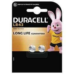 DURACELL, DURACELL Knopfbatterie Specialty LR43 LR43, 1.5V 2 St&uuml;ck