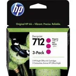 HP, HP Tintenpatrone 712 magenta 3ED78A DesignJet T230/250/630 3 St&uuml;ck