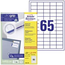 AVERY Zweckform, AVERY ZWECKFORM Etiketten 38x21,2mm 3666-200 weiss 14300 Stk./200+20 Blatt