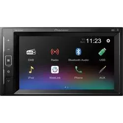 Pioneer DMH-A240DAB Doppel-DIN Moniceiver Anschluss für Lenkradfernbedienung, Anschluss für Rückfahrkamera,