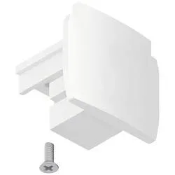 Paulmann 91383 ProRail3 Endcap Hochvolt-Seilsystem-Komponente Endkappe ProRail3 Weiß