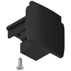 Paulmann 91384 ProRail3 Endcap Hochvolt-Seilsystem-Komponente Endkappe ProRail3 Schwarz