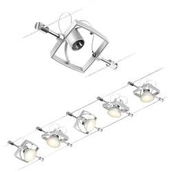 Paulmann Wire Systems 94430 Seil-Komplettsystem GU5.3 Chrom (matt)