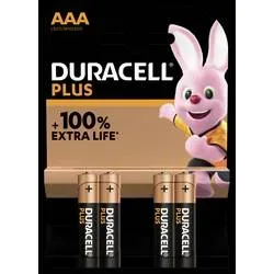 DURACELL, Duracell - Plus, Alkaline-Bat.,4Stk, AAA(LR03)