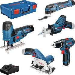 Bosch Professional 5 tool KIT + GBA + GAL + XL-Boxx 0615A0017C Werkzeugset Universal 10teilig