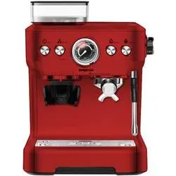 Trisa Barista Plus Espressomaschine Rot 2300 W mit Mahlwerk
