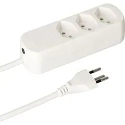 Max Hauri 160243 Steckdosen-Verteiler 1 Stück Weiß CH-Stecker 1 St.