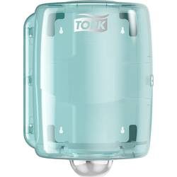 Tork, Tork Maxi Innenabrollungsspender Weiss und Türkis W2, Robustes Design, Performance Linie, 44,7 cm × 32,8 cm × 30,2 cm, 653000