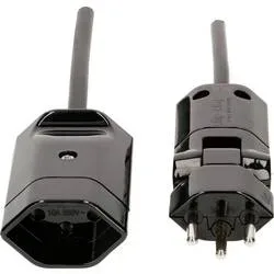 Max Hauri 139645 Strom Verlängerungskabel Schwarz 5.00 m