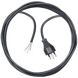 Brennenstuhl 1160322 Strom Anschlusskabel Schwarz 5 m