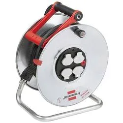 Brennenstuhl 1195022 Kabeltrommel 25 m Schwarz Schweiz-Stecker