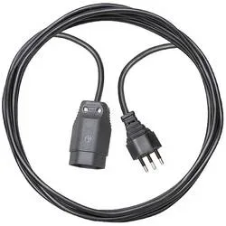 Brennenstuhl 1168442 Strom Verlängerungskabel 10 A Schwarz 5 m H05VV-F 3G 1 mm²