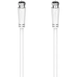 hama 00205065 SAT-Anschlusskabel, F-Stecker - F-Stecker, 5,0 m, 90 dB