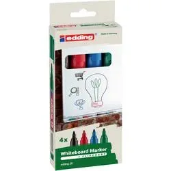 edding, EDDING Boardmarker 28 EcoLine 1.5-3mm 28-E4 4-farbig ass.