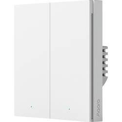 Aqara, Aqara - Smarter Wandschalter H1(mit Neutralleiter, Doppelwippe), Weiss