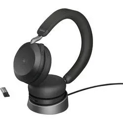 Jabra, Jabra Headset "Evolve2 75 Duo MS" Active Noise Cancelling (ANC)