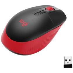 Logitech - M190 (Kabellos), Rot Bunt