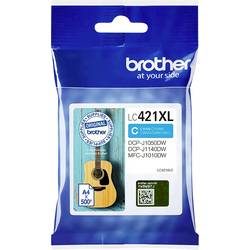 Brother, BROTHER Tintenpatrone HY cyan LC-421XLC DCP-J1050 500 Seiten