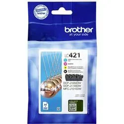 Brother, Brother - LC-421VAL Valuepack  CMYBK, Multipack, Tintenpatronen