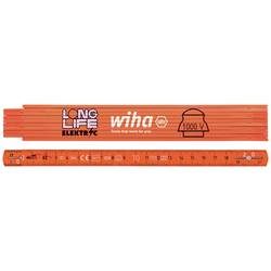 Wiha Elektriker Gliedermaßstab Longlife® 42068 Zollstock 2 m Kunststoff