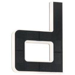 Paulmann 94653 Solar Hausnummer d Solar-Hausnummernleuchte EEK: A (A - G) Warmweiß Schwarz
