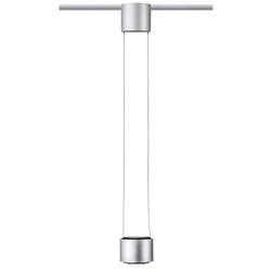 Paulmann Pendel Aldan Hochvolt-Schienensystem-Leuchte URail LED Chrom (matt), Schwarz